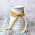 Eternal Blue and Yellow Rose Bouquets with Ceramic Vase